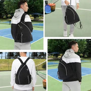 Lightweight Pickleball Backpack Multifunctional with Water Bottle Holder