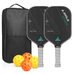 Perseus JOOLA Pickleball set features Charged Surface Technology , T700 Carbon Fiber Sweet Spot