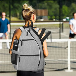Lightweight Pickleball Backpack Multifunctional with Water Bottle Holder